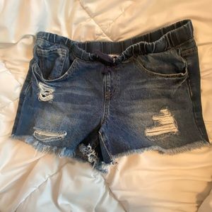 Denim shorts